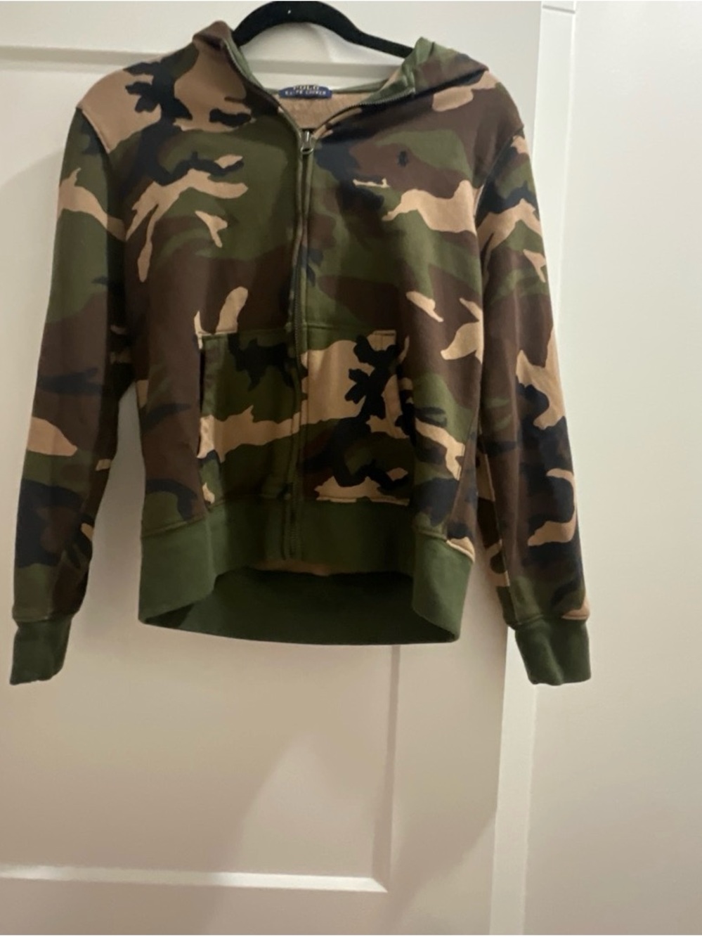Polo by Ralph Lauren Kids Camo Zip Hoodie - Green/Brown/Tan